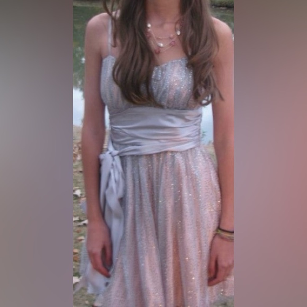 Junior bow dress